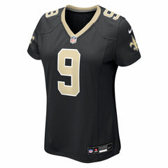 Drew Brees New Orleans Saints Women's Team Game Jersey - Black Jerseys