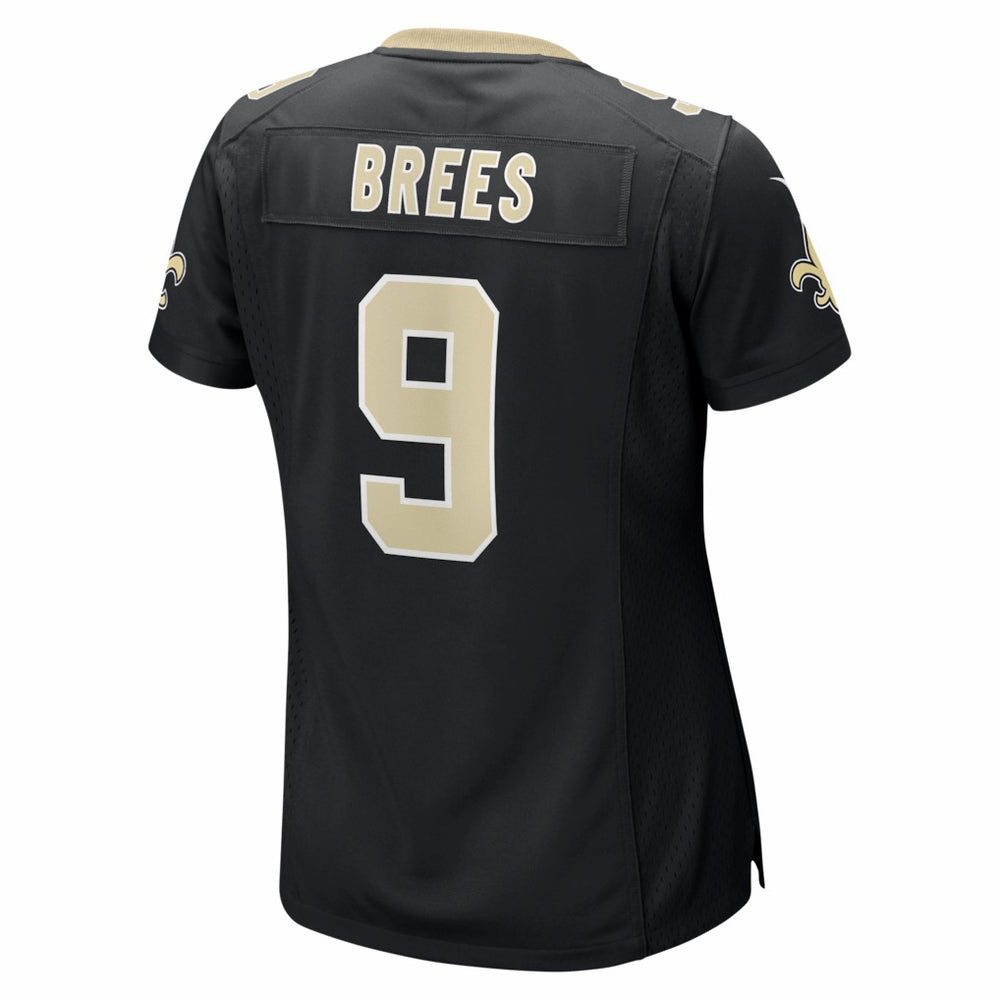 Drew Brees New Orleans Saints Women's Team Game Jersey - Black Jerseys