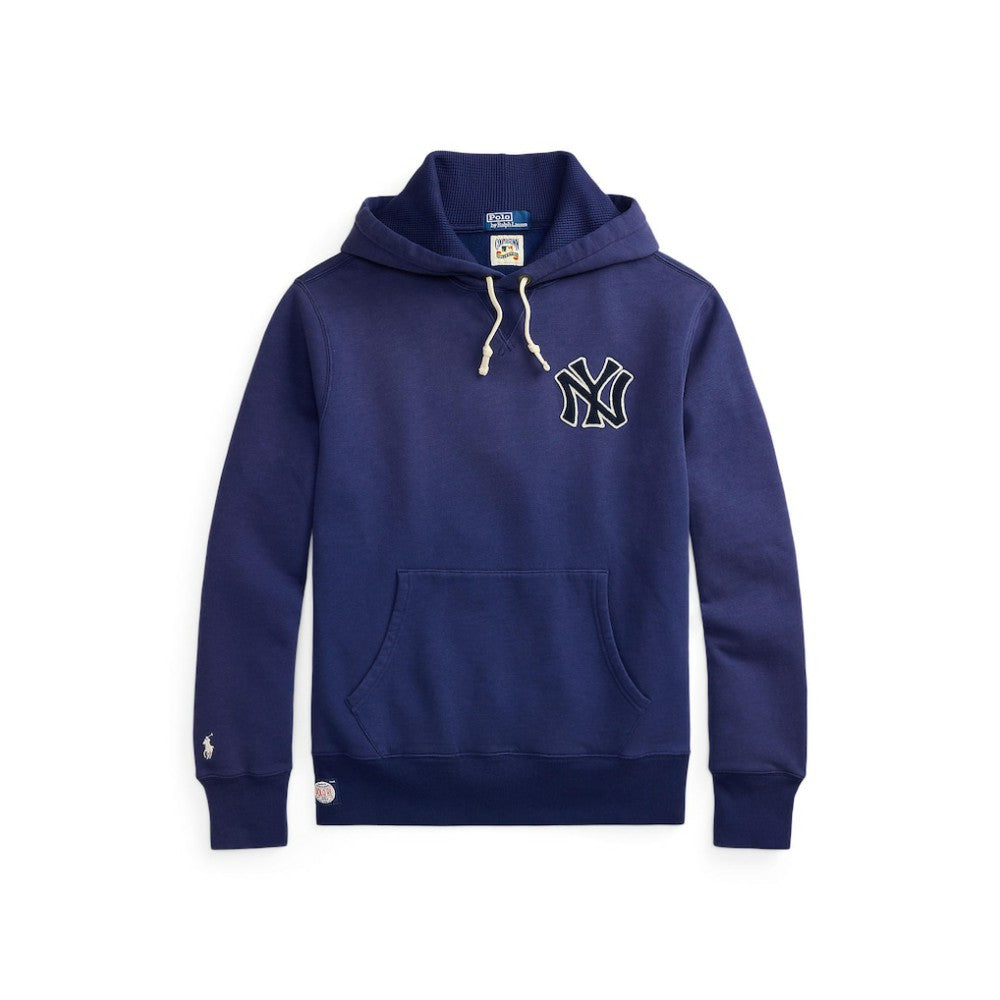 Yankees Polo Ralph Lauren Fleece Hoodie - Navy Hoodies
