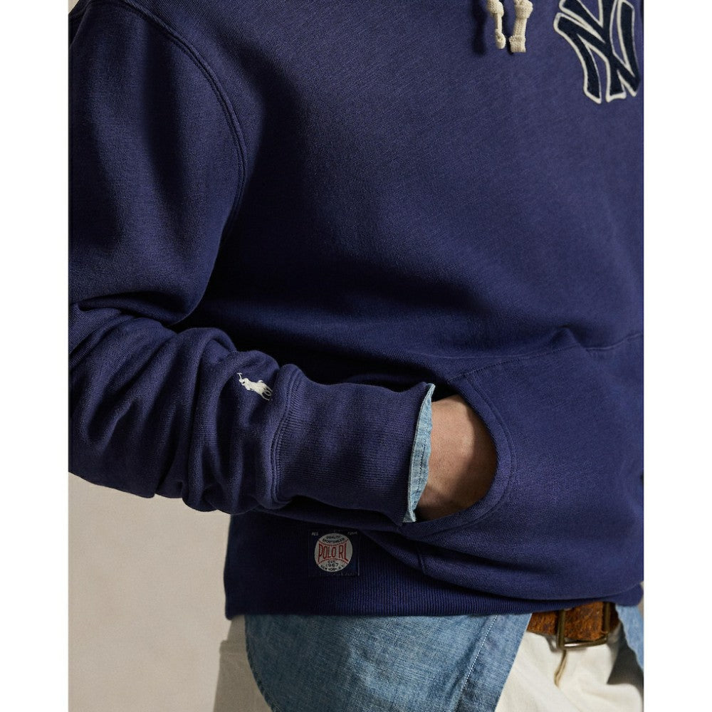 Yankees Polo Ralph Lauren Fleece Hoodie - Navy Hoodies