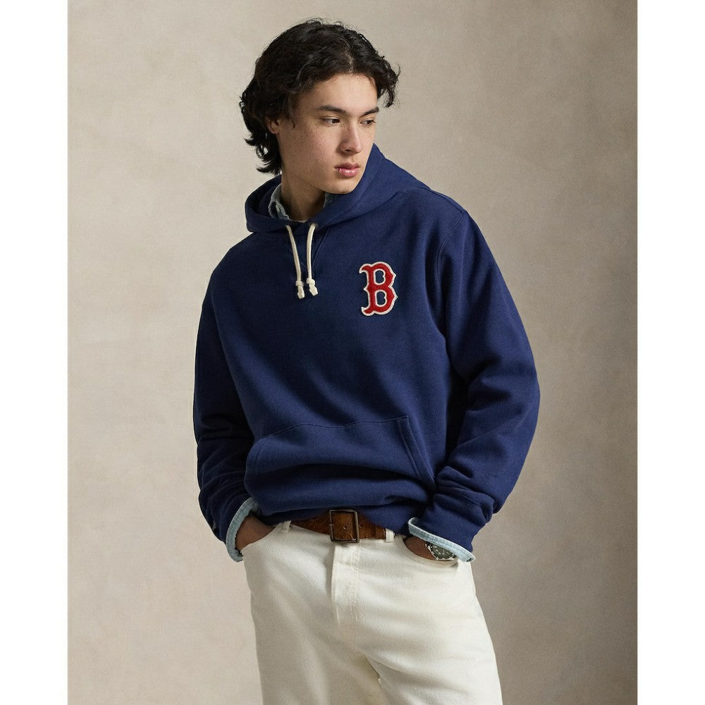 Red Sox Polo Ralph Lauren Fleece Hoodie - Navy Hoodies