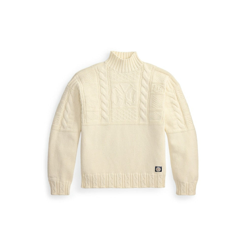 Yankees Polo Ralph Lauren Sweater - Cream