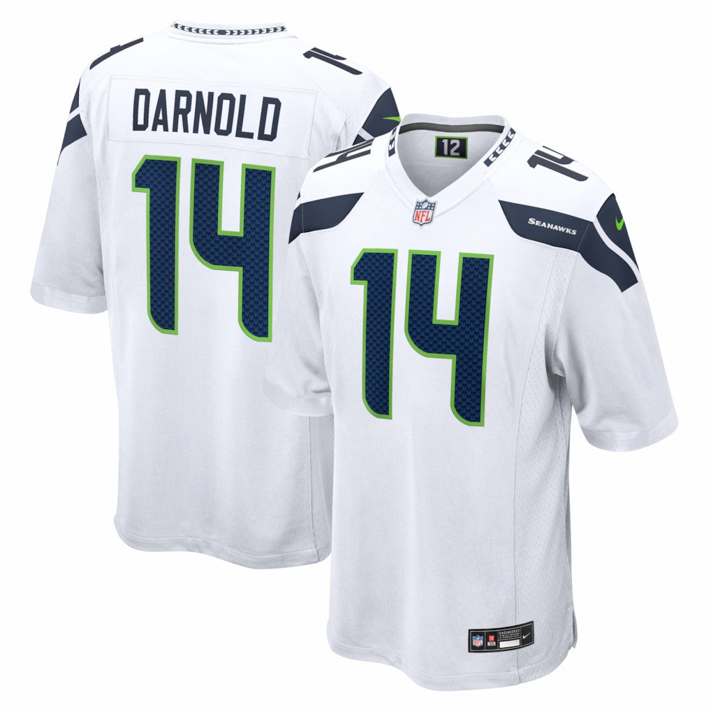 Sam Darnold Seattle Seahawks Game Jersey - White Jerseys