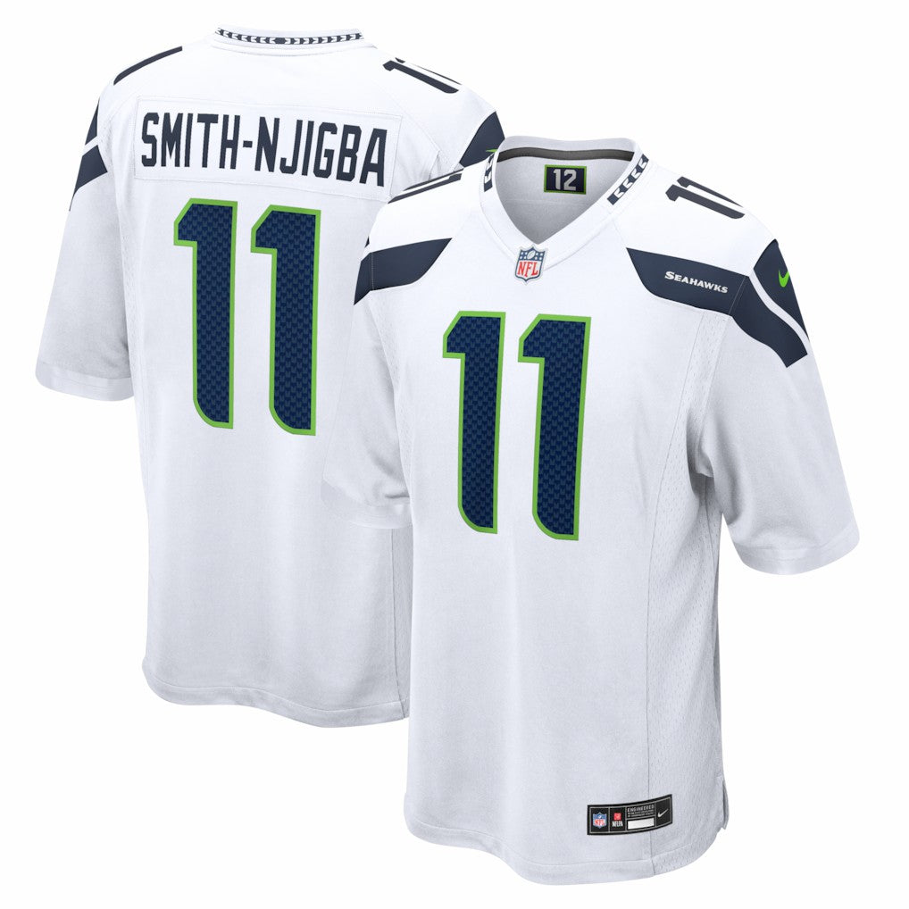 Jaxon Smith-Njigba Seattle Seahawks Game Jersey - White Jerseys