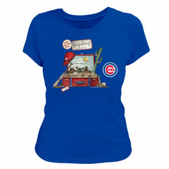 Chicago Cubs Tiny Turnip Women's 2026 Spring Training T-Shirt - Royal T-shirts