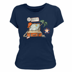 Houston Astros Tiny Turnip Women's 2026 Spring Training T-Shirt - Navy T-shirts