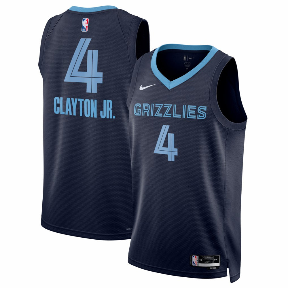 Walter Clayton Jr. Memphis Grizzlies Unisex Swingman Jersey Icon Edition Navy - Nike