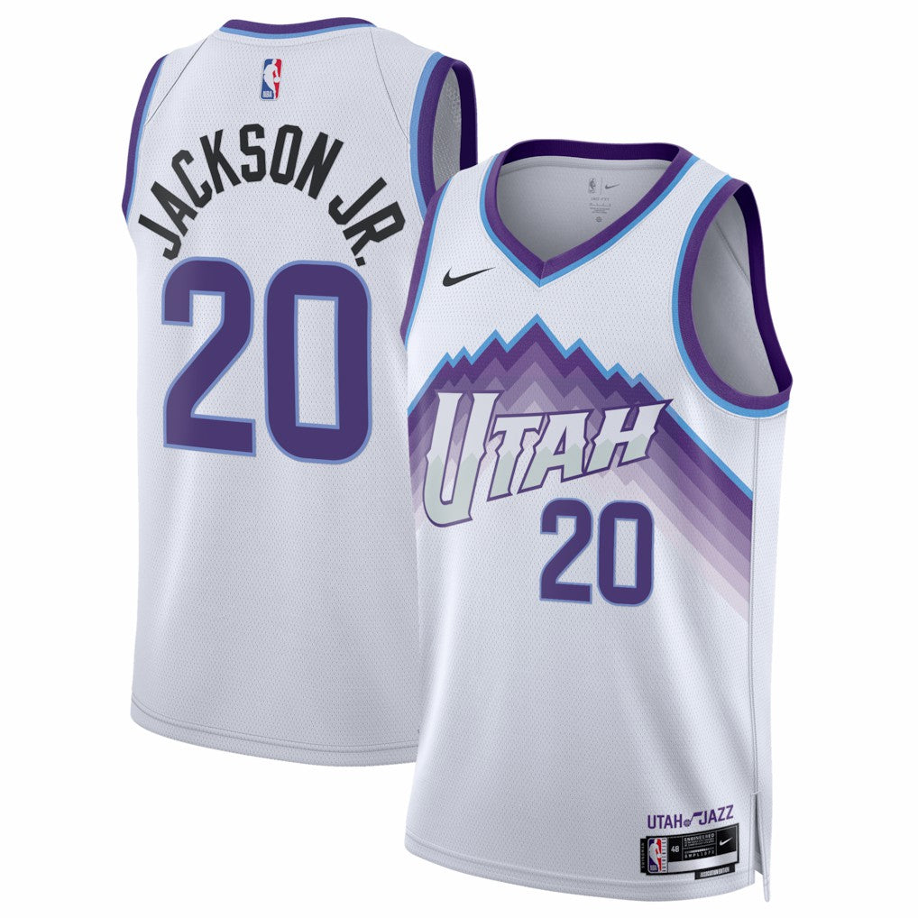 Jaren Jackson Jr. Utah Jazz Unisex Swingman Jersey Association Edition White - Nike