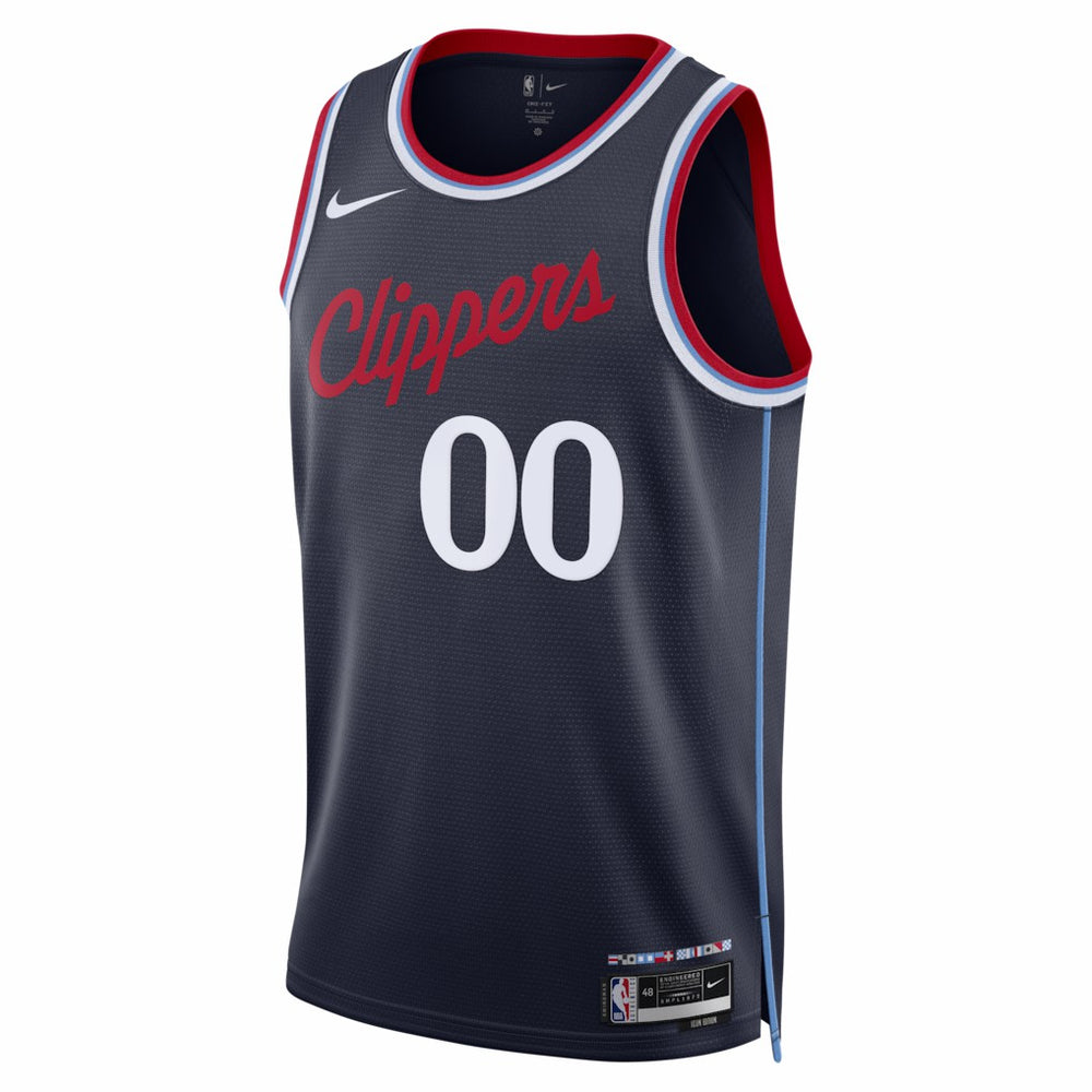 LA Clippers Unisex Swingman Custom Jersey Icon Edition Navy - Nike