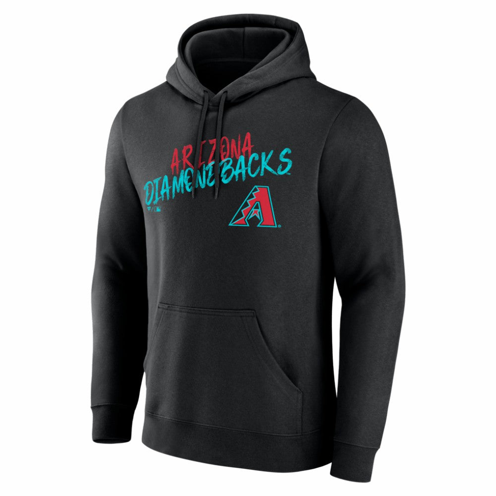 Arizona Diamondbacks  Hustle Personalized Name & Number Hoodie - Black Hoodies