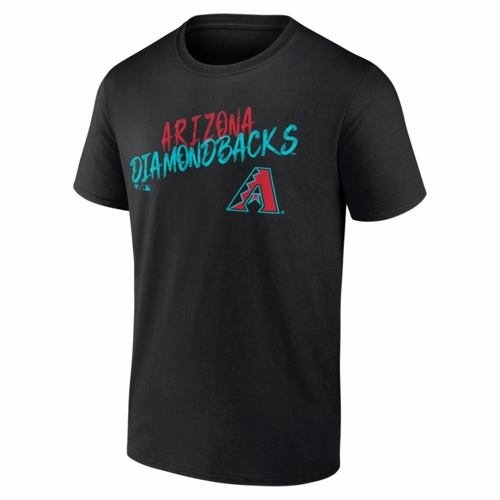 Arizona Diamondbacks  Hustle Personalized Name & Number T-Shirt - Black T-shirts