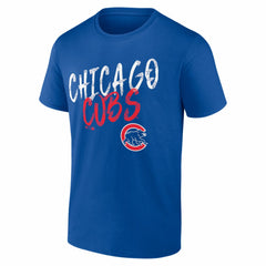 Chicago Cubs  Hustle Personalized Name & Number T-Shirt - Royal T-shirts
