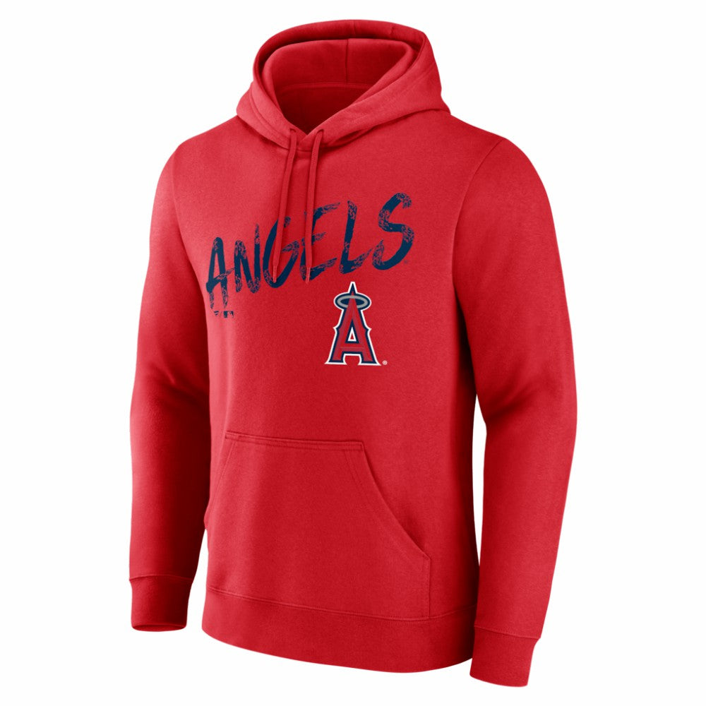 Los Angeles Angels  Hustle Personalized Name & Number Hoodie - Red Hoodies