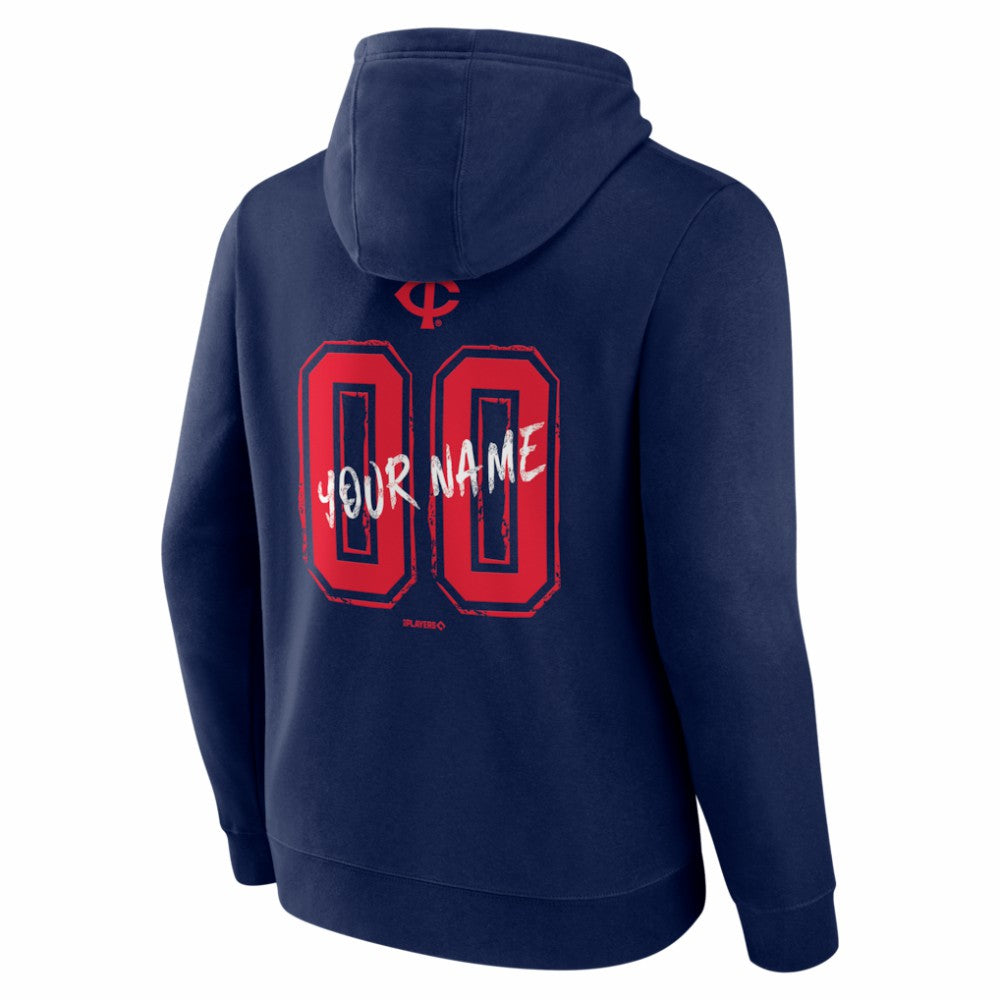 Minnesota Twins  Hustle Personalized Name & Number Hoodie - Navy Hoodies
