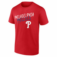 Philadelphia Phillies  Hustle Personalized Name & Number T-Shirt - Red T-shirts