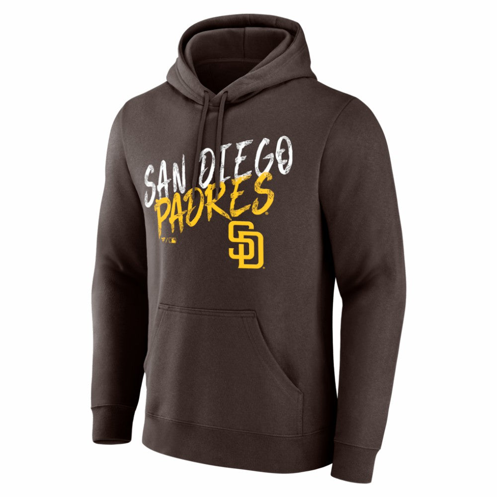 San Diego Padres  Hustle Personalized Name & Number Hoodie - Brown Hoodies