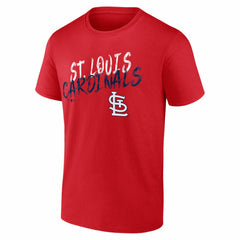 St. Louis Cardinals  Hustle Personalized Name & Number T-Shirt - Red T-shirts