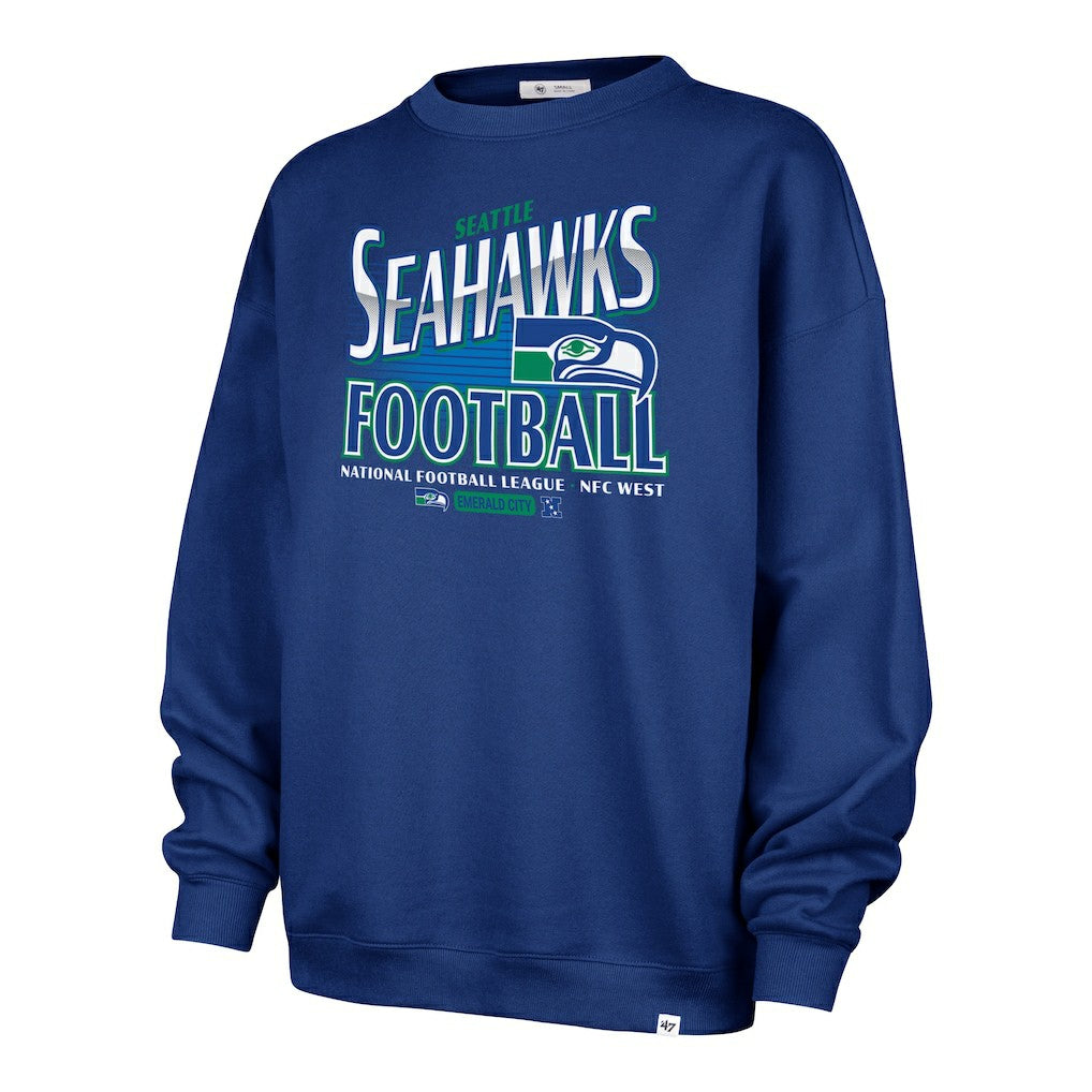 Seattle Seahawks '47 Women's Regional Oversized Sweatshirt - College Navy Sweatshirts