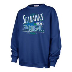 Seattle Seahawks '47 Women's Regional Oversized Sweatshirt - College Navy Sweatshirts