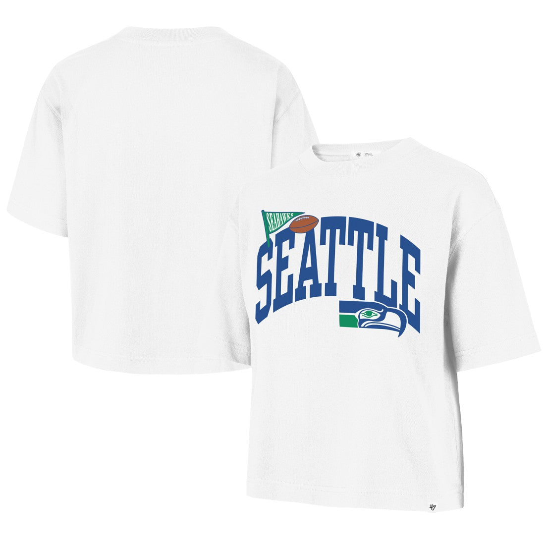 Seattle Seahawks '47 Women's Reed City T-Shirt - White T-shirts