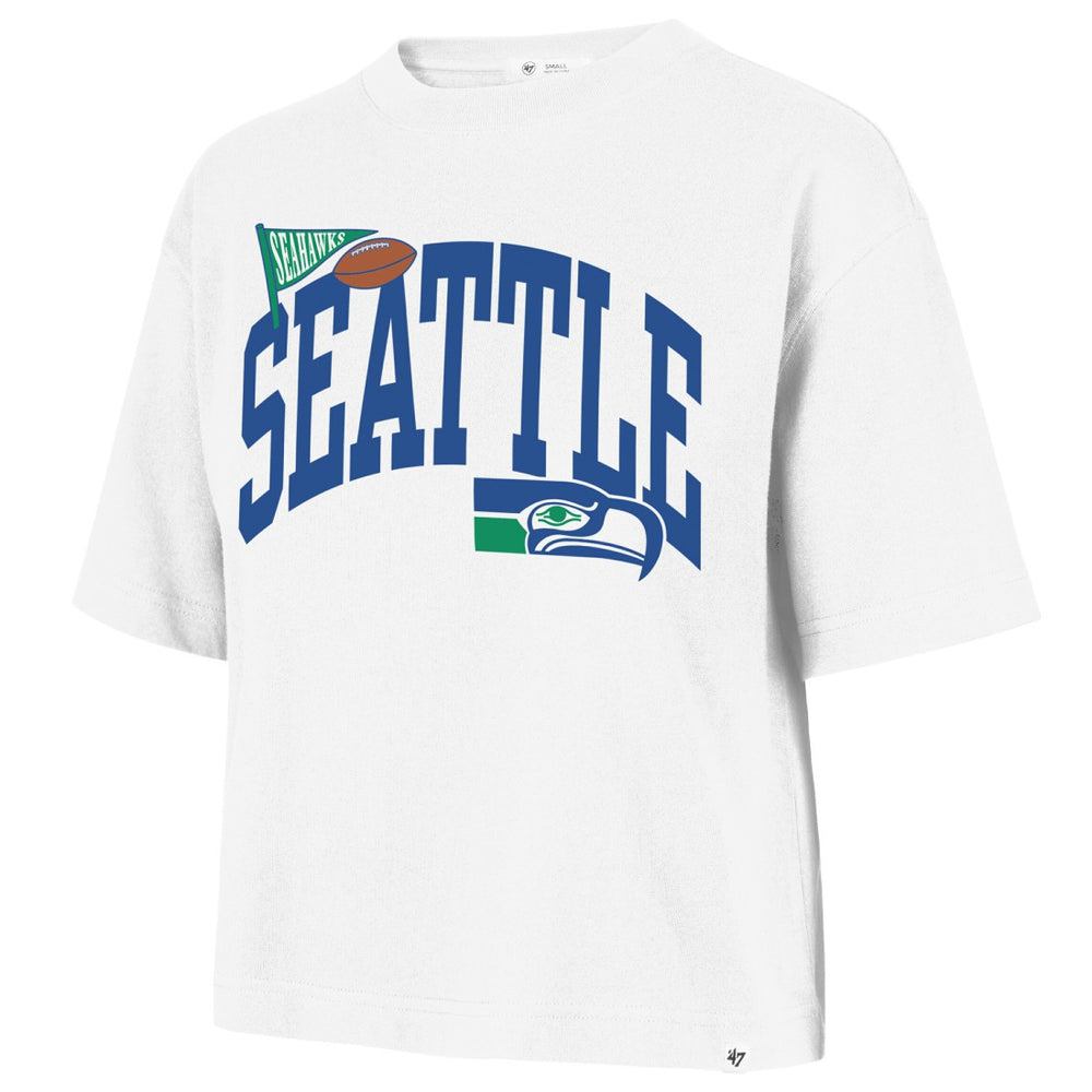 Seattle Seahawks '47 Women's Reed City T-Shirt - White T-shirts