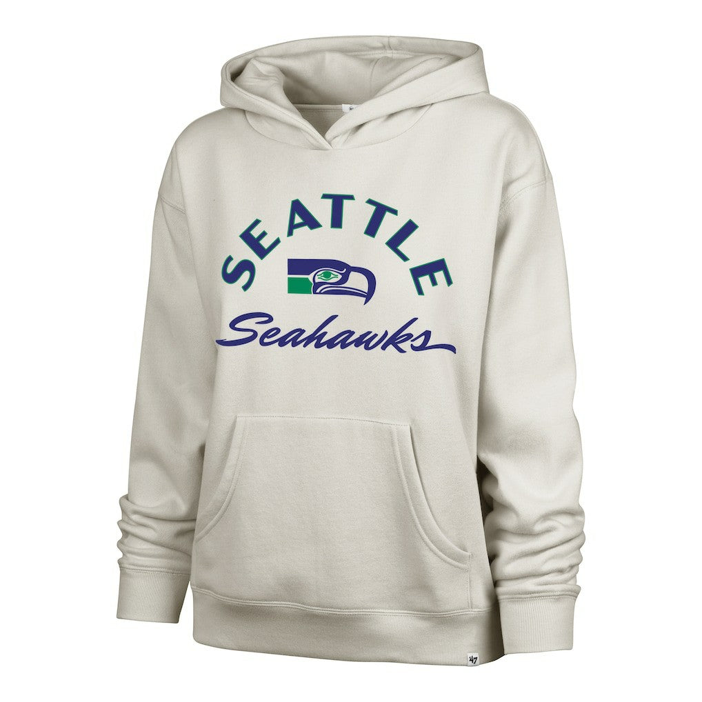 Seattle Seahawks '47 Women's Whirlwind Naomi Hoodie - Stone Hoodies