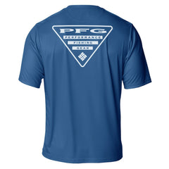 Colorado Avalanche Columbia PFG Terminal Tackle Omni-Shade T-Shirt - Blue | US 203863729