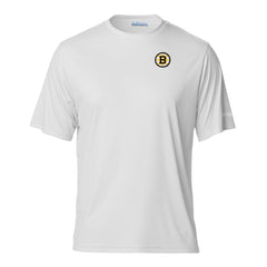 Boston Bruins Columbia PFG Terminal Tackle Omni-Shade T-Shirt - White | US 203863730