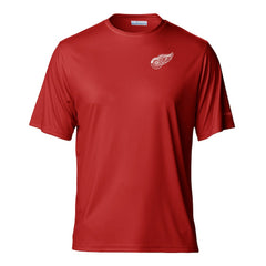 Detroit Red Wings Columbia PFG Terminal Tackle Omni-Shade T-Shirt - Red | US 203863732