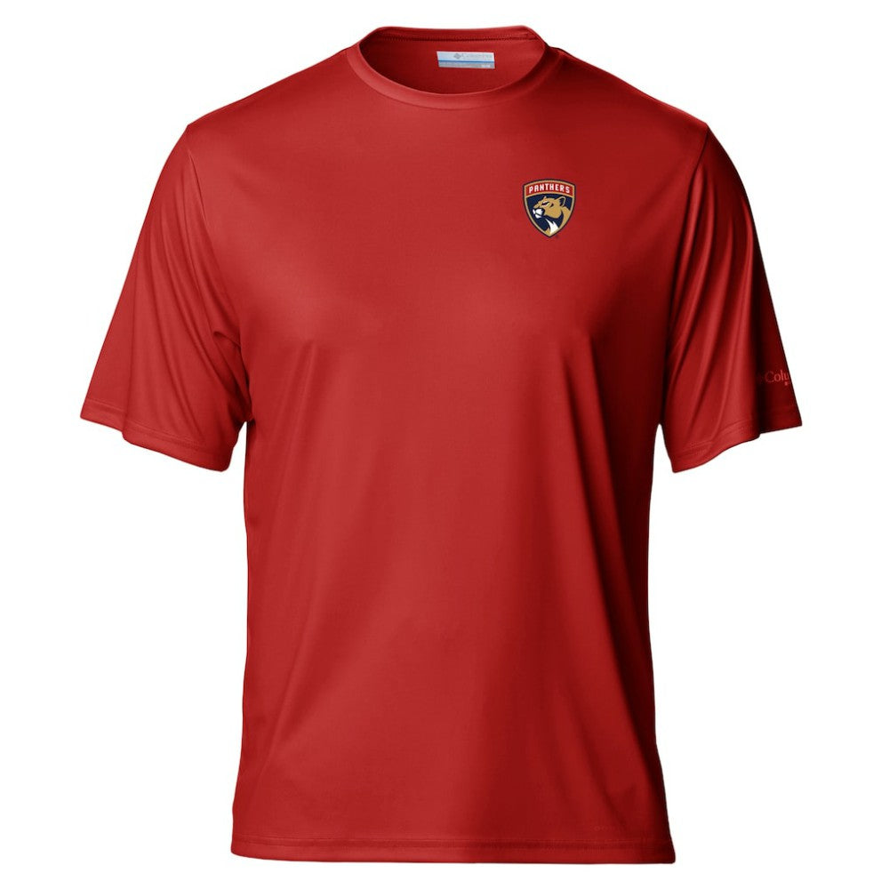 Florida Panthers Columbia PFG Terminal Tackle Omni-Shade T-Shirt - Red | US 203863733