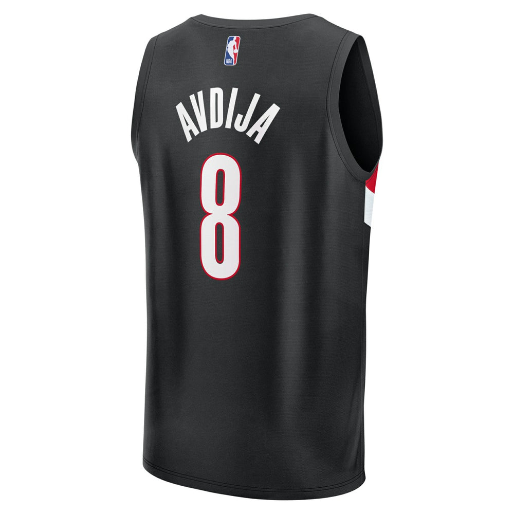 Deni Avdija Portland Trail Blazers Fast Break Replica Jersey Icon Edition Black - Fanatics outlet