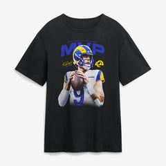 Matthew Stafford Los Angeles Rams 2025 NFL MVP T-Shirt - Black T-shirts