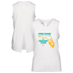 Baltimore Orioles Levelwear Women's 2026 Spring Training Paisley Ball Bold Tank - White Tanks