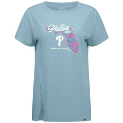 Philadelphia Phillies Levelwear Women's Influx Spring Training Sunrise Bold T-Shirt - Blue T-shirts