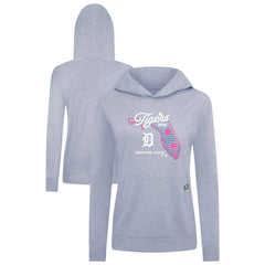 Detroit Tigers Levelwear Women's Relay Spring Training Sunrise Bold Hoodie - Light Blue Hoodies