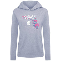 Detroit Tigers Levelwear Women's Relay Spring Training Sunrise Bold Hoodie - Light Blue Hoodies