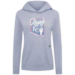 Kansas City Royals Levelwear Women's Relay Spring Training Sunrise Bold Hoodie - Light Blue Hoodies
