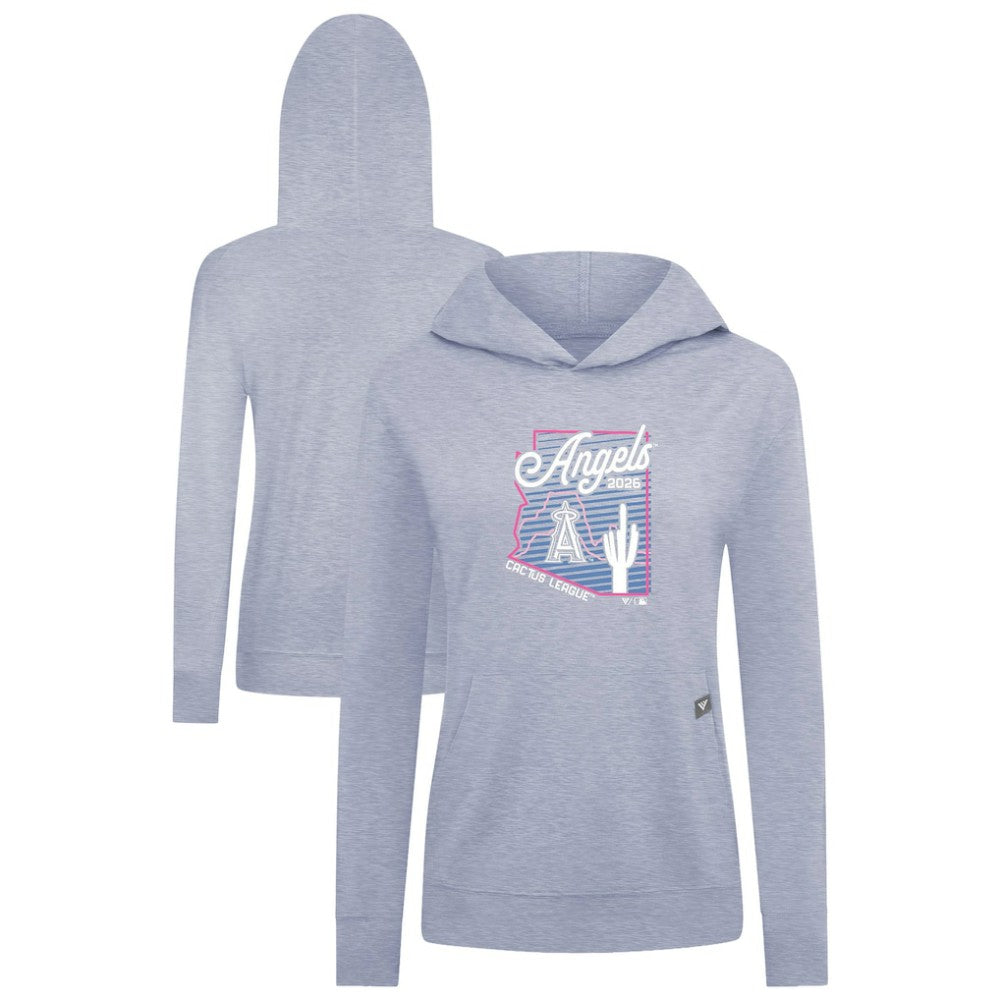Los Angeles Angels Levelwear Women's Relay Spring Training Sunrise Bold Hoodie - Light Blue Hoodies