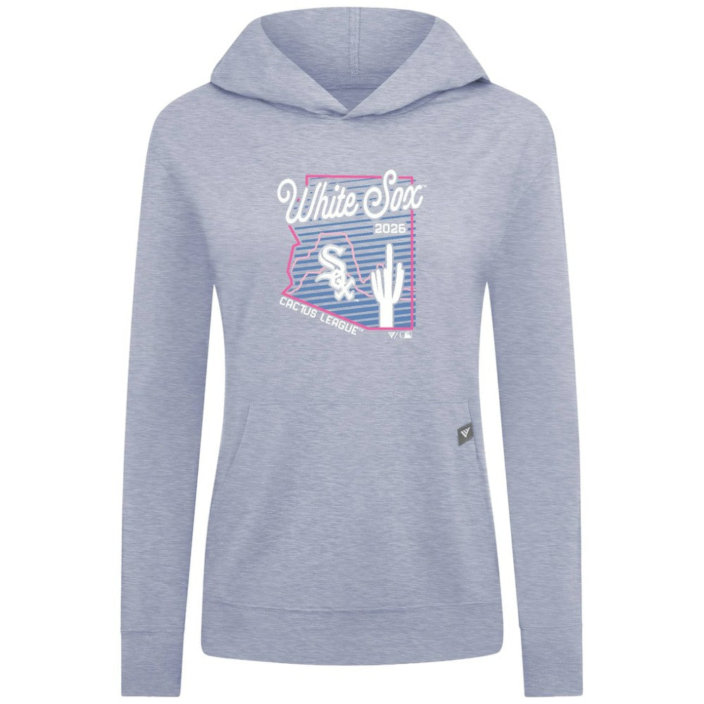 Chicago White Sox Levelwear Women's Relay Spring Training Sunrise Bold Hoodie - Light Blue Hoodies