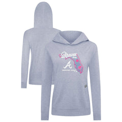 Atlanta Braves Levelwear Women's Relay Spring Training Sunrise Bold Hoodie - Light Blue Hoodies