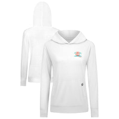 Minnesota Twins Levelwear Women's Relay Spring Break Panoramic Bold Hoodie - White Hoodies