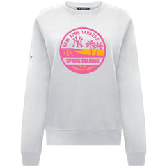 New York Yankees Levelwear Women's Yvette Spring Training Badge Bold Sweatshirt - White Sweatshirts