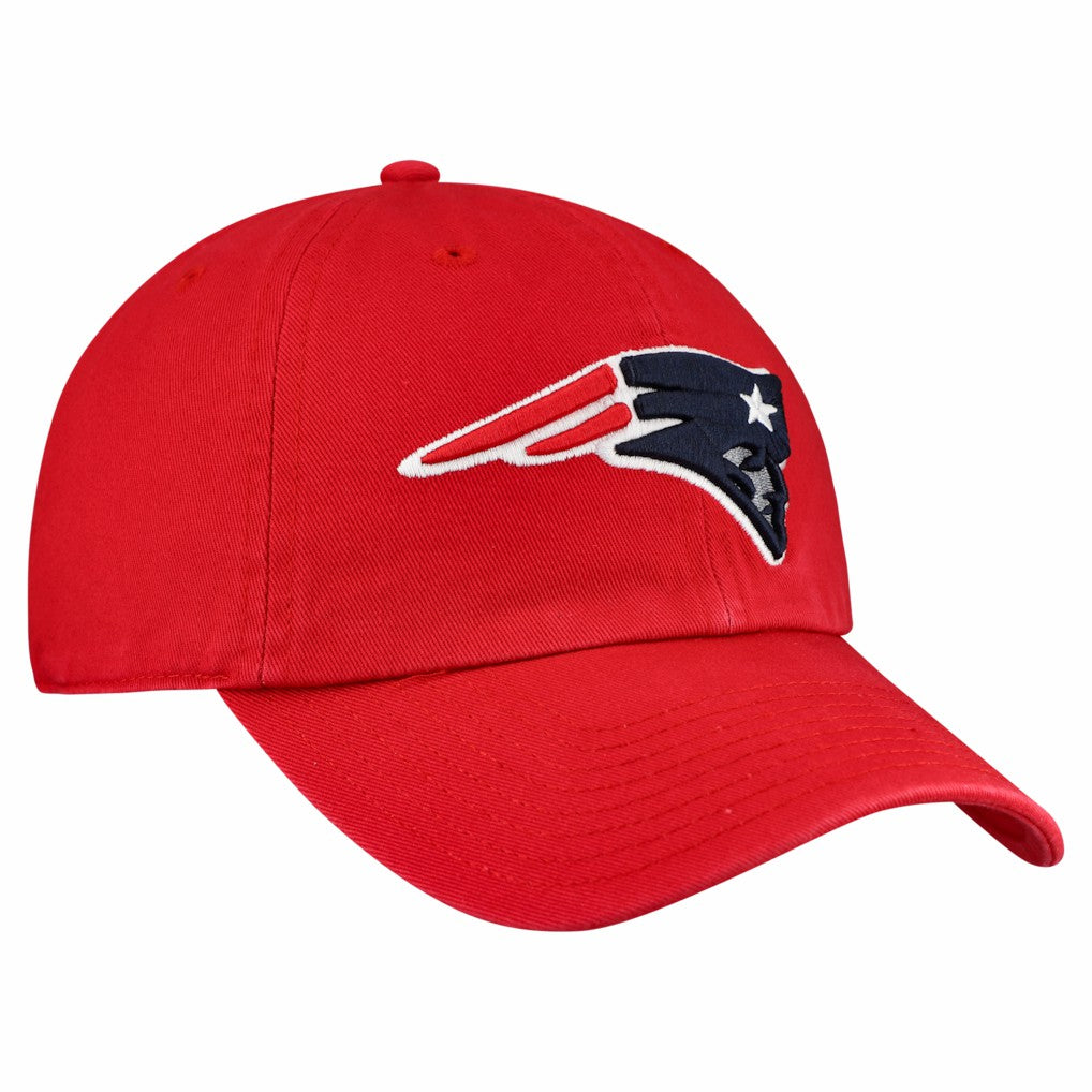 New England Patriots '47 Clean Up Primary Logo Adjustable Hat - Red Hats