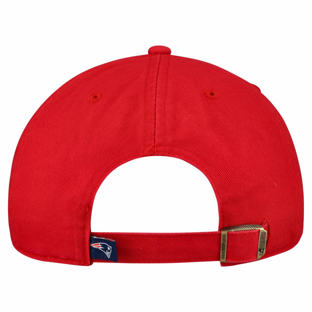 New England Patriots '47 Clean Up Primary Logo Adjustable Hat - Red Hats
