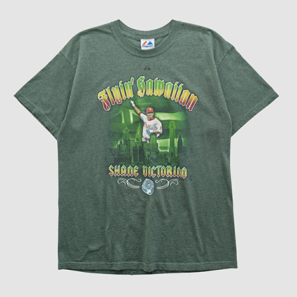 Philadelphia Phillies Majestic 2010s T-shirt - Green - Vintage T-shirts