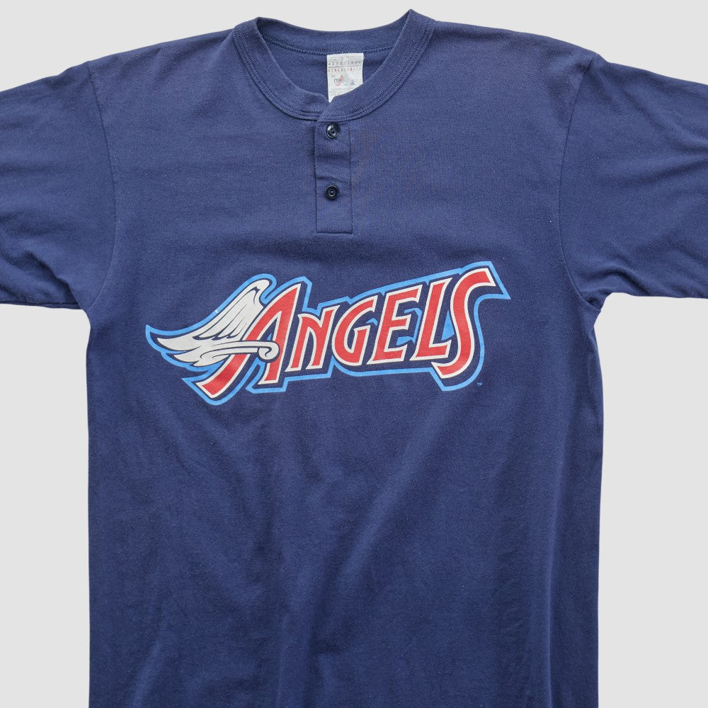 Los Angeles Angels Majestic 2000s T-shirt - Navy - Vintage T-shirts
