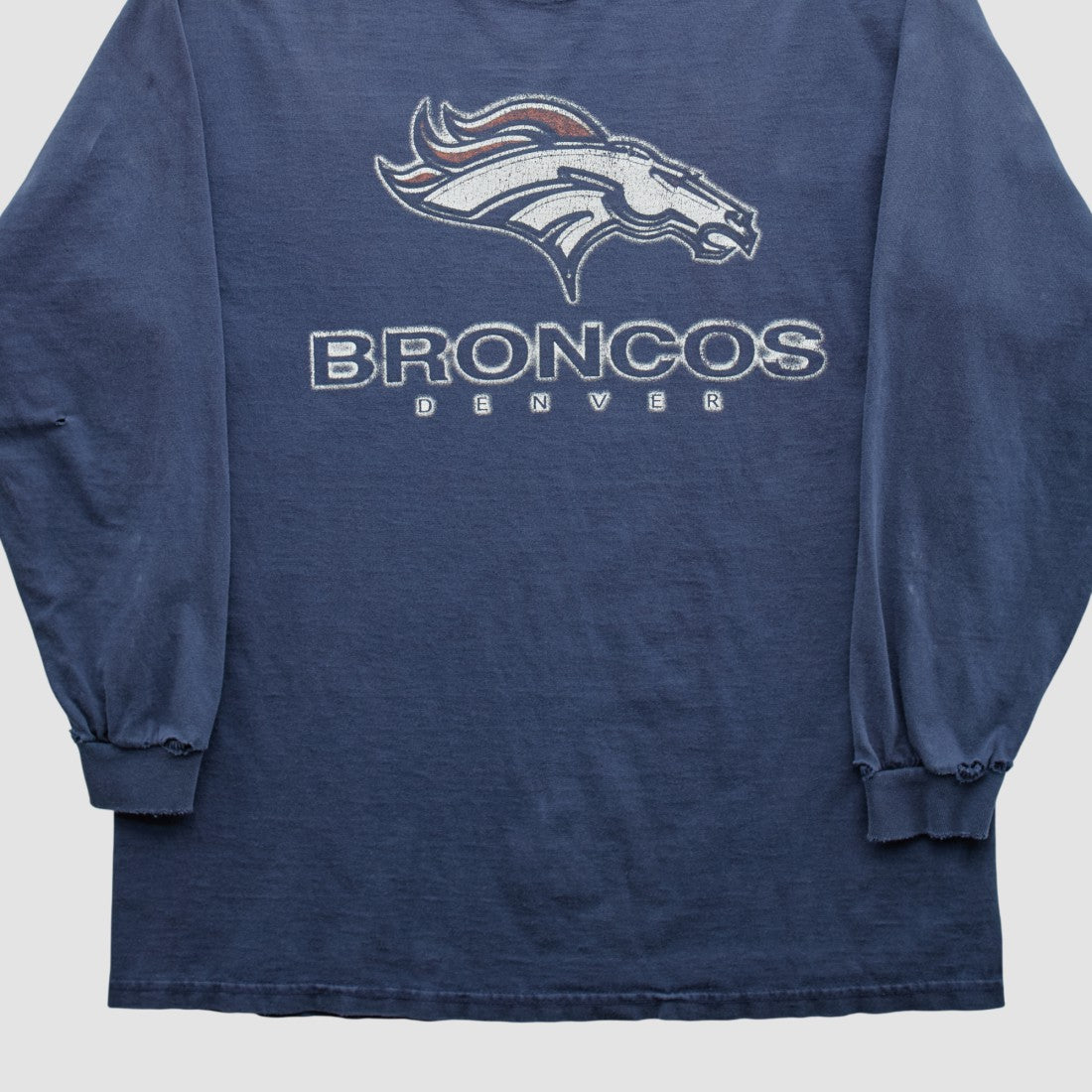 Denver Broncos Delta 2000s Long Sleeve T-shirt - Navy T-shirts