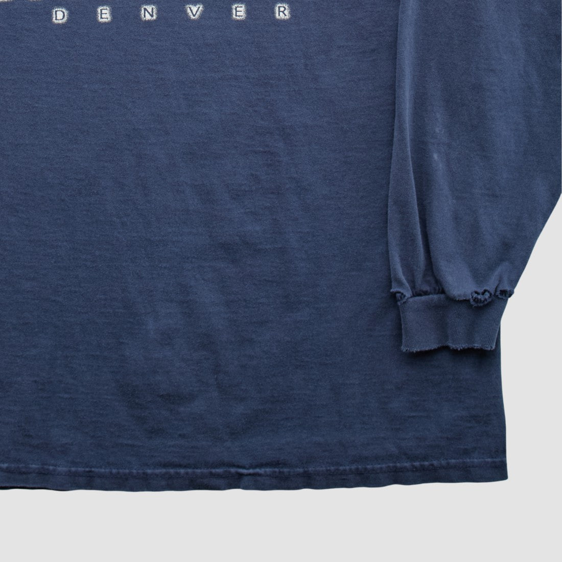 Denver Broncos Delta 2000s Long Sleeve T-shirt - Navy T-shirts
