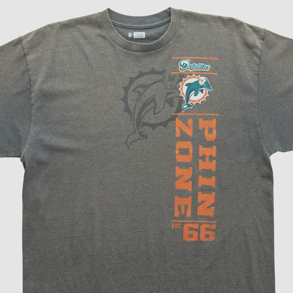 Miami Dolphins NFL 2010s T-shirt - Dark Heather Gray T-shirts