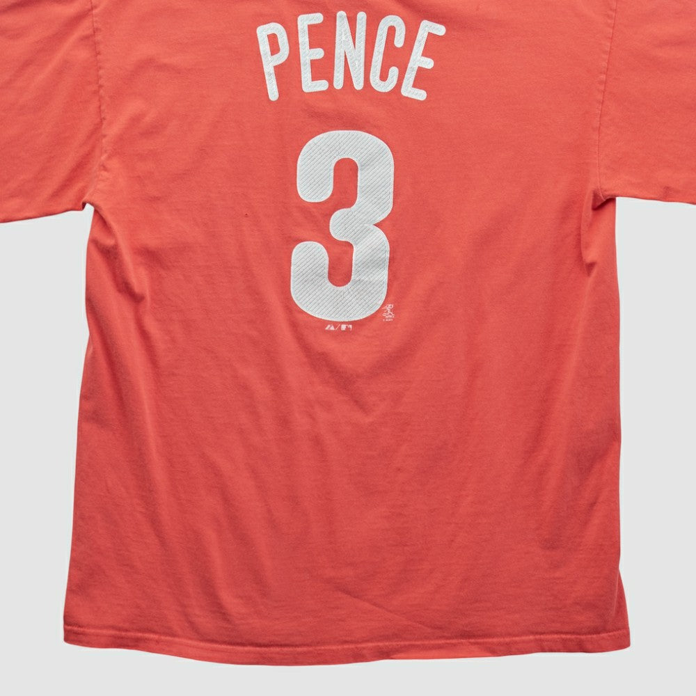 Philadelphia Phillies Majestic 2000s T-shirt - Red - Vintage T-shirts